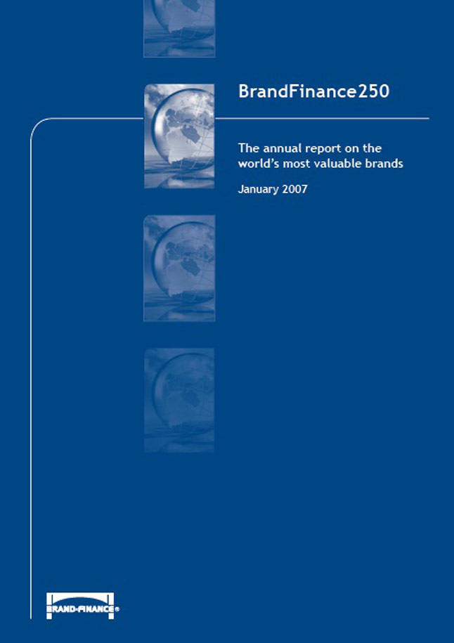 Brand Finance Global 250, 2007 Brand Finance League Table Worlds