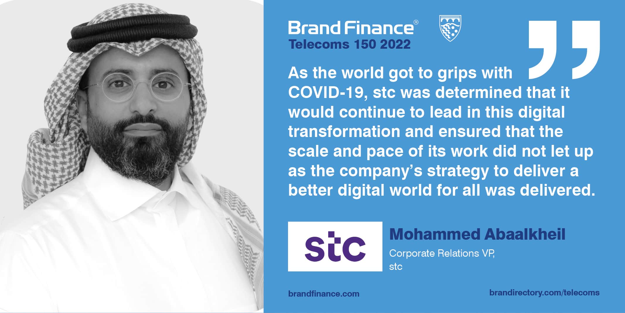 Mohammed Abaalkheil, Corporate Relations VP, stc