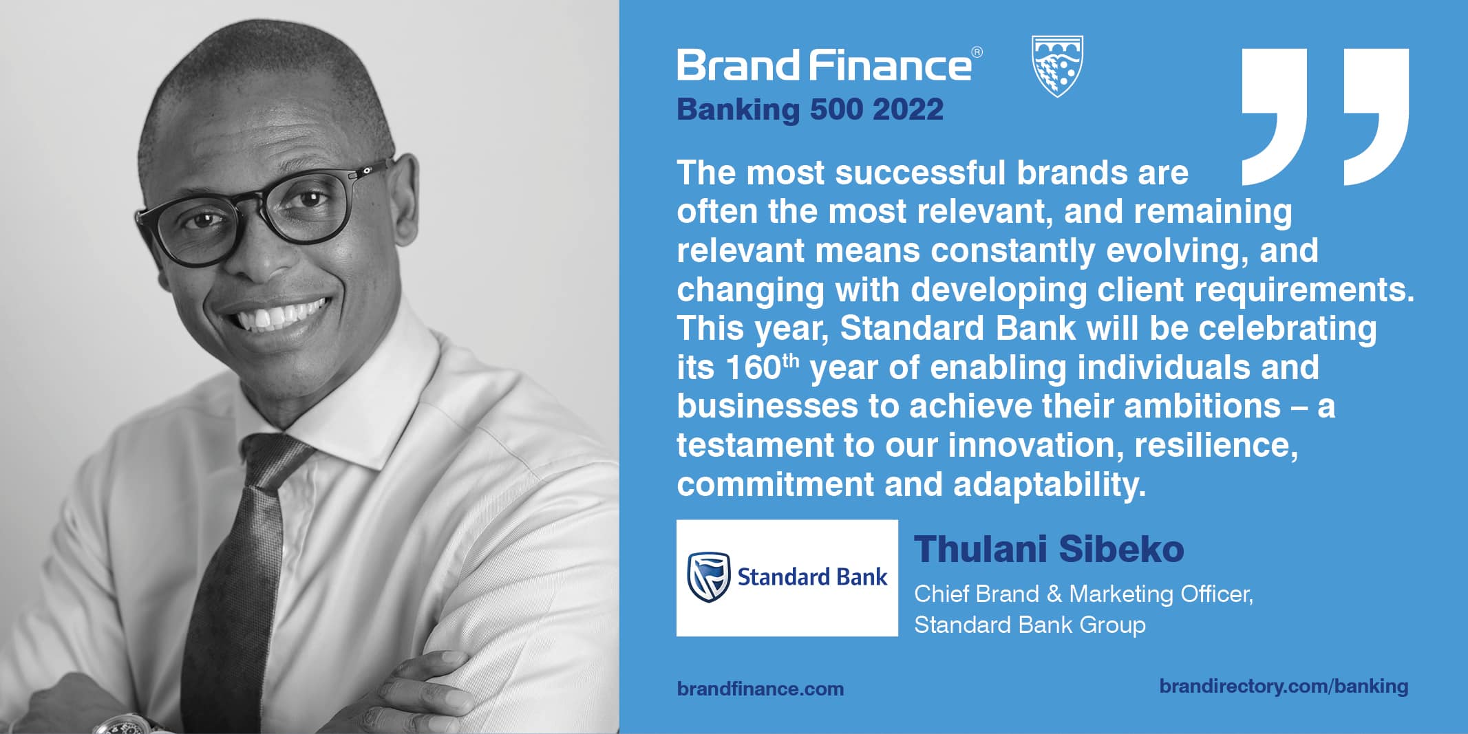 Thulani Sibeko, Chief Brand & Marketing Officer, Standard Bank Group