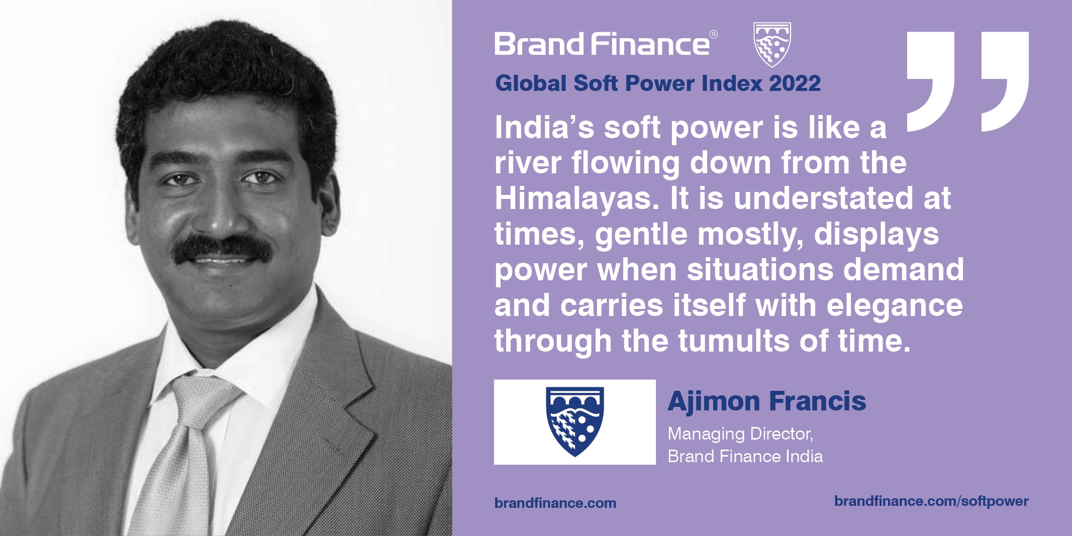 Ajimon Francis, Managing Director, Brand Finance India