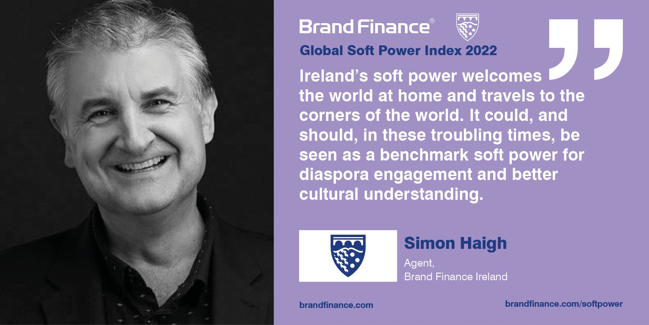 Simon Haigh, Agent, Brand Finance Ireland