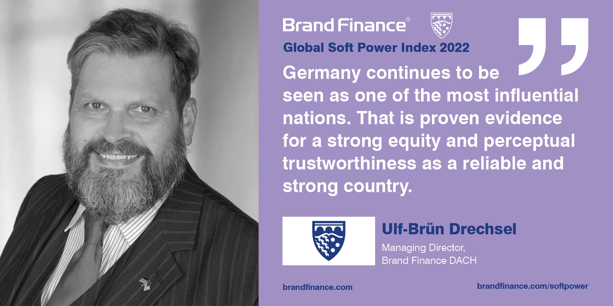 Ulf-Brün Drechsel, Managing Director, Brand Finance DACH
