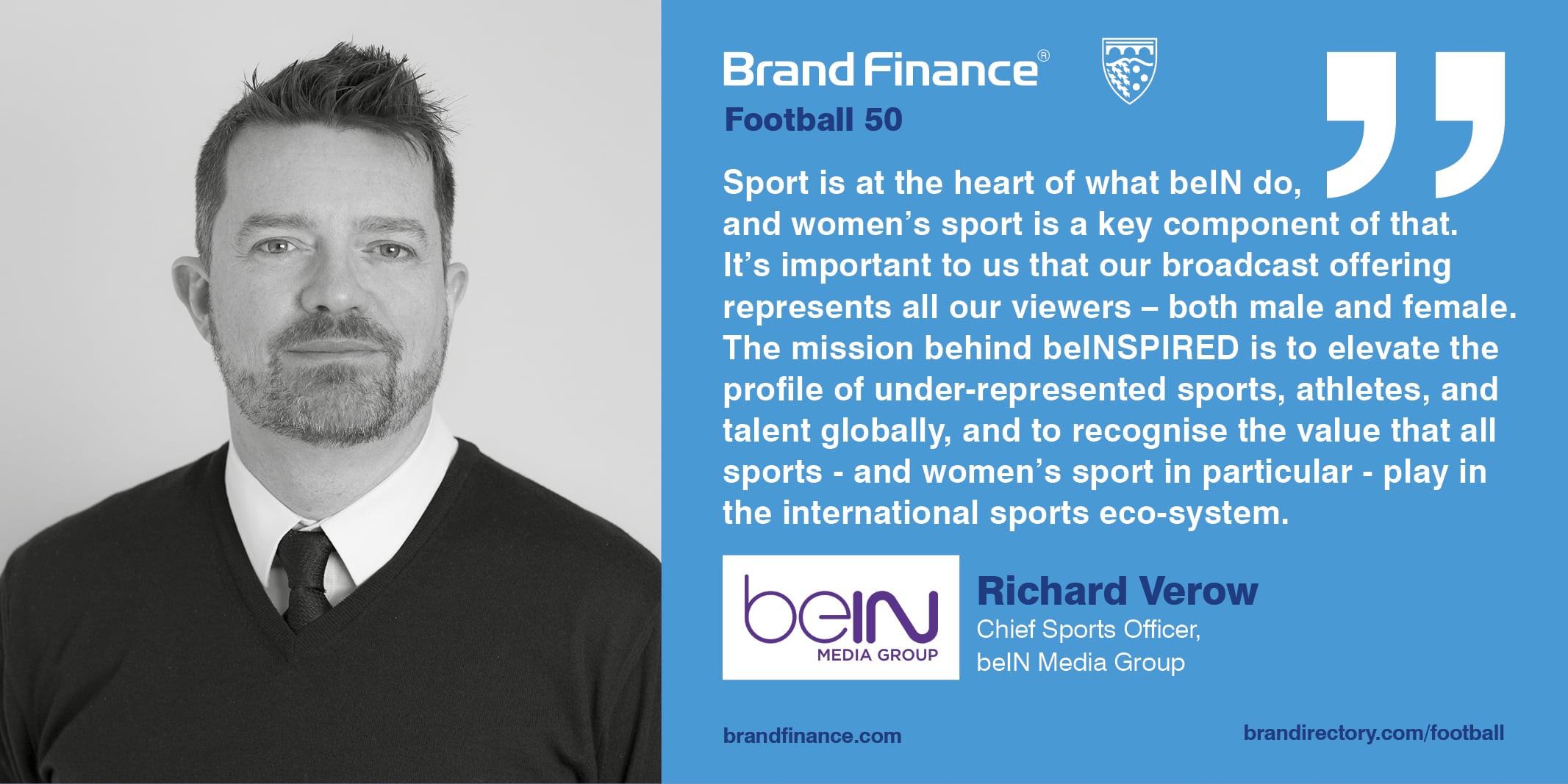 Richard Verow, Chief Sports Officer,beIN Media Group